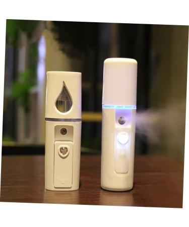 1pc Rechargeable Facial Sprayer Usb Mini Face Spray Device Steamer Spray Meter Humidifier Handheld 11.5*3cm White - Buy Online on SooperMarket.com