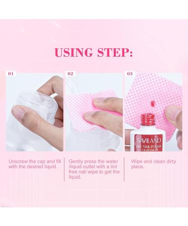 Saviland 1080PCS Lint Free Nail Wipes with Pump Dispenser - Professional Soak Off Gel Nail Polish Remover - Buy Online on SooperMarket.com