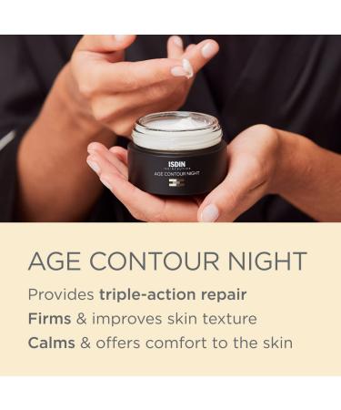 ISDIN Age Contour Night Cream with Melatonin & Peptides - 1.8 Oz - Buy Online on SooperMarket.com