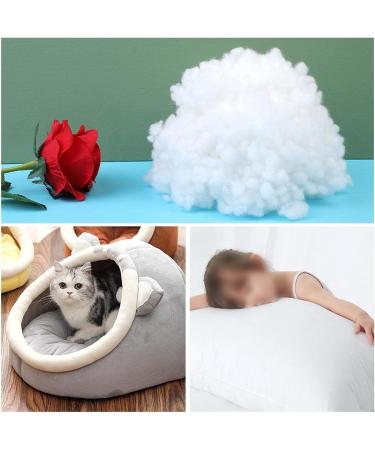 200g Premium White Recycled Polyester Fiber Fill - Polyfill Stuffing for Pillows, Dolls, and DIY Home Decor - Buy Online on SooperMarket.com