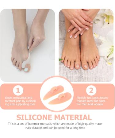 Gel Loop Correctors Set for Women - Toe Straightener Support Tool for Hammertoe Relief and Cushioning - 6pcs - Buy Online on SooperMarket.com