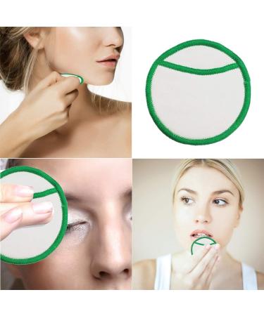 Make Up Remover Pads JUSTDOLIFE 12PCS Makeup Remover Pad 3-Layer Washable Cotton Rounds Makeup Removal Pad - Buy Online on SooperMarket.com