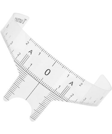 Professional Eyebrow Ruler for Microblading Artists Transparent Design Plastic Lightweight and Portable with 3 Types Available for Accurate Eyebrow Shape (Nose bridge ruler Nose bridge ruler type B - Buy Online on SooperMarket.com