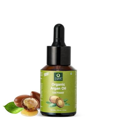 Cold Pressed Pure Argan Oil of Morocco For Face Hair Skin Luminosity & Nails | Anti Aging Properties | Ideal For All Skin Type | Unrefined Face Serum | Sulphate & Paraben free - 30ml