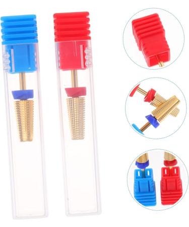 minkissy 2pcs Grinding Head Pedicure Drill Bits Nail Drill Heads Nail Polishing Head Nail Beauty Tools Toe Nail Drill Bits Gel Remover for Nails Nail Drill Bits Cuticle Set Acrylic Alloy 7X1.3CM As Shown - Buy Online on SooperMarket.com