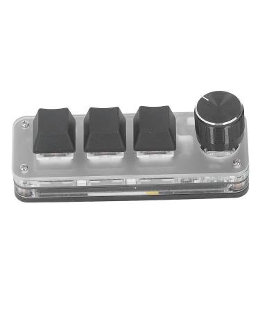 3-key Keyboard Widely Used ABS Multi-function Programmable Mini Keyboard Blue Switch with Button for Games - Buy Online on SooperMarket.com