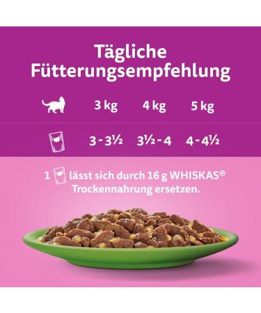Whiskas 1+ Cat Food Lamb in Jelly | 28x85g - Premium Wet Food for Adult Cats | 2.38kg Pack - Shop Now! - Buy Online on SooperMarket.com
