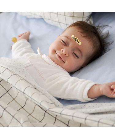 Kisangel Kids Stickers Liquid Crystal Fever Indicator Strips - 60pcs Toddler Stickers | Stick-on Forehead Patch for Baby - Yellow Brown - 7.5x2.5cm x3pcs - Buy Online on SooperMarket.com