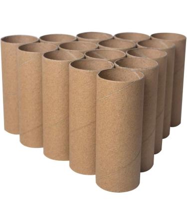30 Pack Craft Tubes - Round Cardboard Tubes for Crafts - 1.57 x 3.9 Inches - Brown - Buy Online on SooperMarket.com