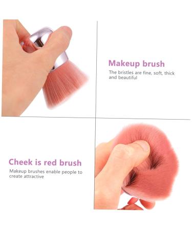 Mushroom Head Makeup Brush - Gentle Portable Blusher & Loose Powder Applicator | Multi-Purpose Cosmetic Tool - Buy Online on SooperMarket.com