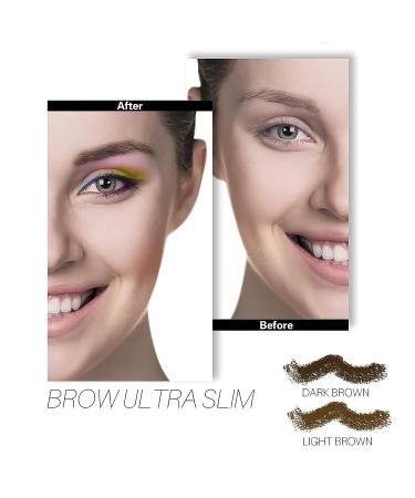 3 Pack Waterproof Ultra Precise Dark Brown Eyebrow Pencil Set with Razor - Long-lasting Natural Brows - Microblading Makeup Pen - 3 Count - Buy Online on SooperMarket.com