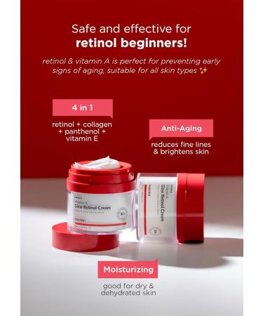 Hanskin Retinol Facial Cream - Anti-Aging Moisturizer for Fine Lines & Wrinkles | Korean Skincare | 50ml - Revitalize & Firm Skin - Buy Online on SooperMarket.com