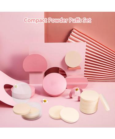 Set of 100 Ultra Soft Round Blender Sponges | Makeup Beauty Sponges for Eye & Face Foundation | Ideal for Wet & Dry Use - Perfect for All Skin Types - Buy Online on SooperMarket.com