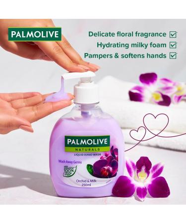 Palmolive Natural Liquid Hand Wash Black Orchid & milk 250ml - Buy Online on SooperMarket.com