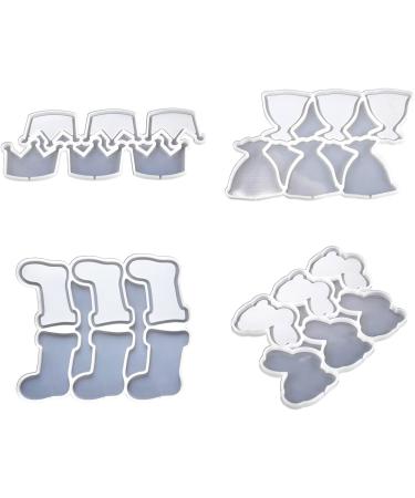 Confectionery Utensils Silicone Christmas Easter Food Grade Utensils for Cutting Cookie 3D Design Baking Tools Confectionery Utensils Rabbit - Buy Online on SooperMarket.com