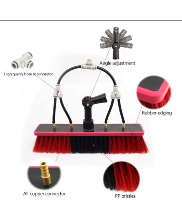 Water Fed Pole Kit 4-12M Window Cleaning Pole Water Fed Telesbrush Window Cleaner Kit Water/Hose Fed Pole Window Cleaning Brush Equipment/3.6M/12Ft 55cm Brush Head 6M/21FT - Buy Online on SooperMarket.com