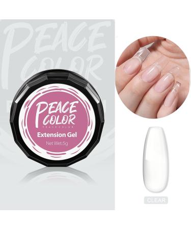 Builder Gel Nail Kit - Poly Gel Nail Kit - Clear Poly Nail Gel Kit Nail Strengthen Gel with Nail Brush - Builder Gel Nail Extension Set Poly Glue Nail Art UV Builder Quick Gel - Buy Online on SooperMarket.com