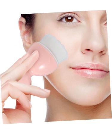HAPINARY 1pc Cleansing Brush Portable Cosmetic Brush Simple Face Brush Beauty Face Brush Silicone Blackhead Brush Face Scrubbers Pink The Face Artificial Fiber Wool Washbasin - Buy Online on SooperMarket.com