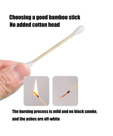 Organic Bamboo Cotton Swabs XL - 252pcs | Biodegradable & Dust-Free - Buy Online on SooperMarket.com