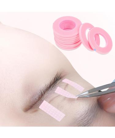 Healeved 10 Rolls Adhesive Eyelash Tape - Eyelash Extension Supplies | Breathable PE Lash Tape & Eyelid Lift Strips in Pink | International Shipping Available - Buy Online on SooperMarket.com