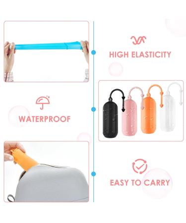 Travel Silicone Bottle Covers - 8 Pack Reusable Protective Spout Accessories for Shampoo & Shower Gel - Safe & Durable Travel Containers - Buy Online on SooperMarket.com