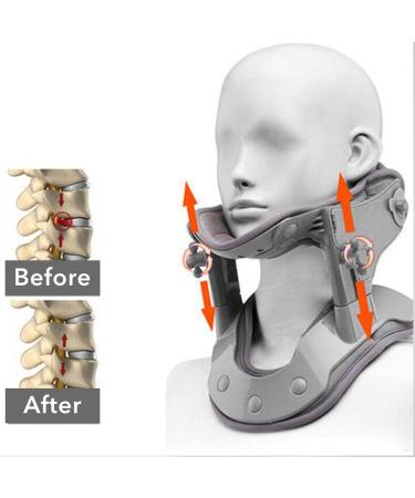 Adjustable Cervical Neck Traction Device | Electric Neck Stretcher & Support Brace for Home Use - International Shipping Available - Buy Online on SooperMarket.com