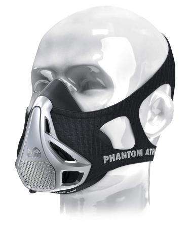 Phantom Athletics Training Mask - Endurance Training for More Performance in Sports Silver L
