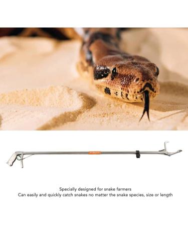 Foldable Self Lockable Stainless Steel Reptile Grabber Snake Tong Snake Catcher Stick Rattlesnake Catcher Grabber Pick-up Handling Tool Snake Tong Foldable Reptile Grabber Catcher Handling Too - Buy Online on SooperMarket.com