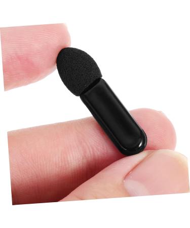 FOYTOKI 100pcs Mini Eyeshadow Swab Concealer Brush Mini Lip Brush Makeup Wand Lip Balm Black Milky Cotton - Buy Online on SooperMarket.com