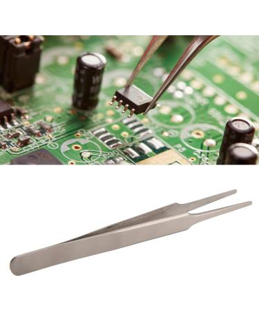 Elbow Tweezers High Hardness Stainless Steel Craft Tweezers Anti Magnetic Impact Resistant Round Head Acid Proof Super Industrial Tweezers - Buy Online on SooperMarket.com