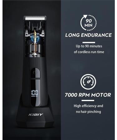 Kibiy Men's Body Hair Trimmer Kit - Electric Groin & Ball Shaver with USB Recharge Dock and Ceramic Blades - Buy Online on SooperMarket.com