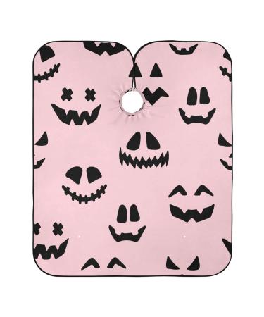 Kigai Happy Halloween Barber Cape Professional Salon Hair Cutting Cape with Adjustable Snap Closure Waterproof Hairdressing Cape Haircut Cape for Men Women