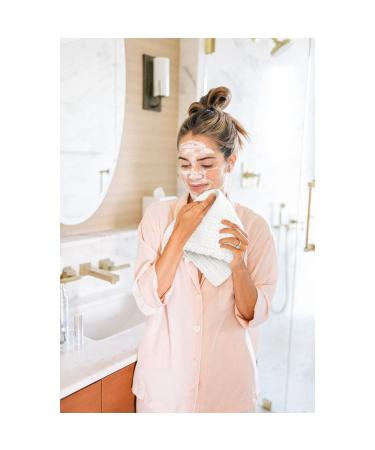 Konssy 6 Pack Face Cloths - Soft Cotton Wash Cloths for Sensitive Skin - Reusable & Absorbent - 11x11 Inch - Ideal for Makeup Removal - Buy Online on SooperMarket.com