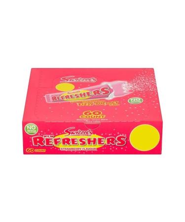 Swizzels New Refreshers Strawberry Flavour 18g Pack of 60