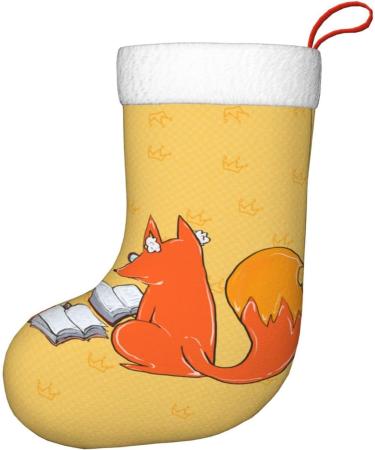 YYHHAOFA Sunflower Seeds and Foxes Picture Christmas Decorative Stockings : Soft Light and Tactile Suitable for Christmas Holiday Party - Buy Online on SooperMarket.com
