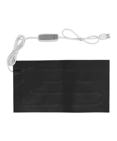 DC5V Temperature Regulating Heating Pad Waterproof 4 Speed USB Power Electric Heating Pad Electric Fabric Heater(15x30cm)