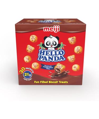 Hello Panda Chocolate Filled Biscuits - 1.26 KG (2 x 30 x 21g) Bite-Size Treats with Fun Panda Characters and Creamy Chocolate Filling - Boxed Treatz - Buy Online on SooperMarket.com