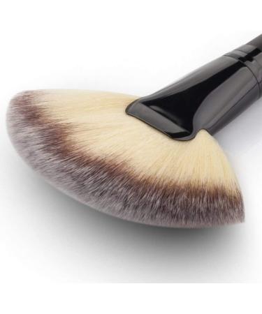1Pc Big Large Fan Top Brush Makeup Tools Fan Head Face Brush Contour Concealer Powder Blush Eyeshadow Nose Smudge Brush Face Powder Blush - Buy Online on SooperMarket.com