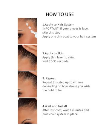Wig Glue Invisible Lace Adhesive Glue Hair Replacement Bonding Glue For Wigs Toupee Systems Lace Hairpiece Hair Closure Strong Hold Waterproof Transparent Formulated For Oily Skin 1.3 Oz - Buy Online on SooperMarket.com