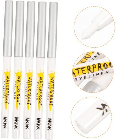 Baluue 15 Pcs White Lying Silkworm Pen Eye Shadow Pen Eye Brightening Highlighters White Eye Pencil Abs - Buy Online on SooperMarket.com