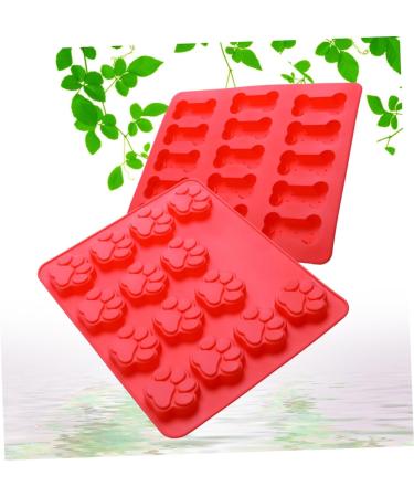FRCOLOR 6 Pcs Cajas para Con Chocolate Cookie Cake Silicone Cupcake Cake Mold Silicone Dog Bone Cake Molding Dog Paw Cake Mold Cake Mold for Baking Animal Cute mediumx3pcs - Buy Online on SooperMarket.com