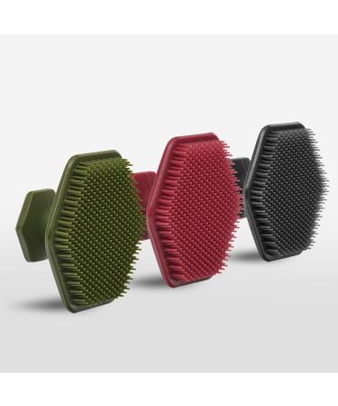 Tooletries Men's Face Scrubber - Silicone Facial Cleansing Brush & Exfoliator Pad 3 Pack | Gentle Skin Care & Massager for Men - International Shipping Available - Buy Online on SooperMarket.com