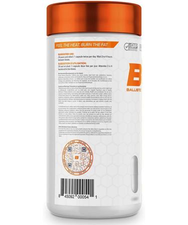 AMMO Burn Ballistic Supps Exothermic Thermogenic Fat Metabolizer Booster - 90 Capsules with 45-90 Servings - Buy Online on SooperMarket.com