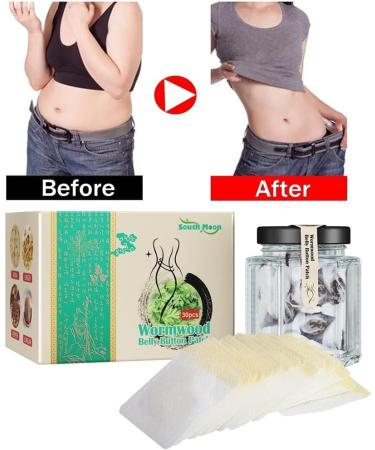 Moxibustion Belly Button Patch Natural Herbal Abdomen Waist Path(30Pcs/Box) (Color : 2pcs) - Buy Online on SooperMarket.com