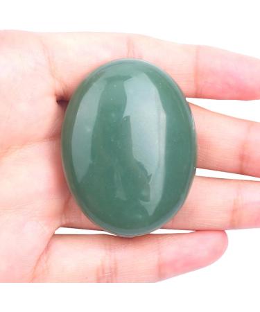 YOXIER Healing Crystals Natural Palm Gemstones Calming Effects Energy Balancing Stress Relief Anxiety Inspirational Gifts Cheer Up Gift for Women & Men Green - Buy Online on SooperMarket.com