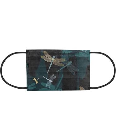 50PC Butterfly Printed Disposable Face Masks | 3-Ply Breathable Design for Full Protection | Lightweight Fashion for Men and Women | Green - Buy Online on SooperMarket.com