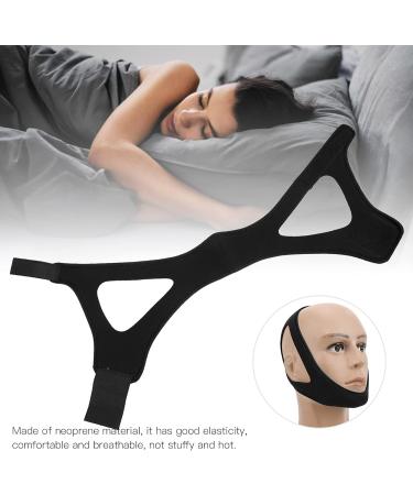 Adjustable Self-Adhesive Anti Snore Chin Strap - Black - Buy Online on SooperMarket.com