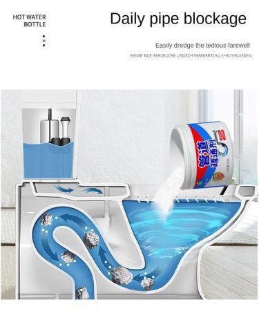 SuperPipeClear Plus - Highly Effective Pipeline Dredging Agent and Odor Remover - Buy Online on SooperMarket.com