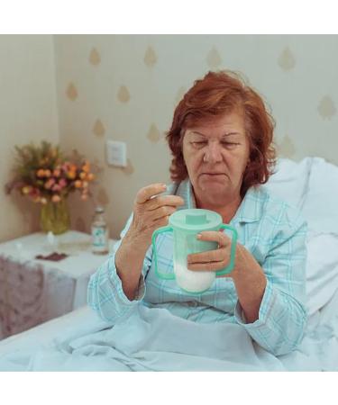 Adult Sippy Cups for Elderly | Spill-Proof Drinking Sippy Cup Clear Scale Drinking Supplies for The Elderly Maternity and Patient Troonz - Buy Online on SooperMarket.com