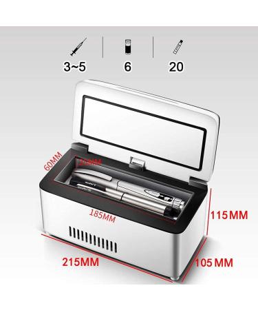 Portable Insulin Cooler Refrigerated Box LCD Display Portable Reefer Car Small Refrigerator Mini Cold Boxes Portable Drug Reefer Mini Drug Constant Temperature Refrigerato 0-18 C Battery 2 - Buy Online on SooperMarket.com